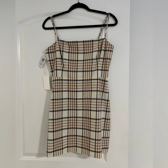 Aritzia Dresses | Aritzia Wilfred New Classic Mini Dress - Size 10 | Color: Brown/Tan | Size: 10 | Canedice's Closet